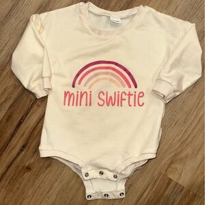 Mini Swiftie Cream Baby Onesie